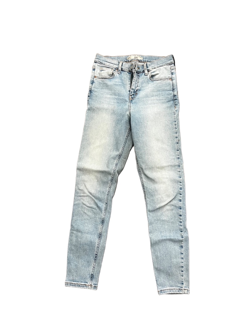 Topshop Light Wash Skinny Jeans